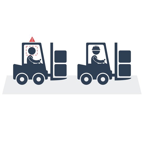 Erbu R-L-FNHD ELITE licence Forklift No Helmet Detection