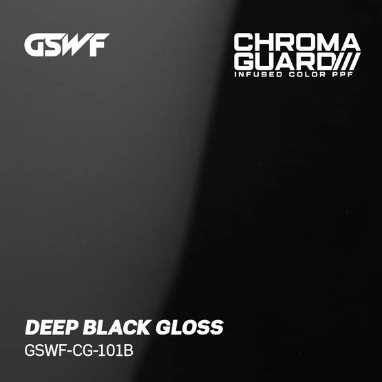 GSWF BLACK PPF fólie na ochranu laku, lesklá, černá