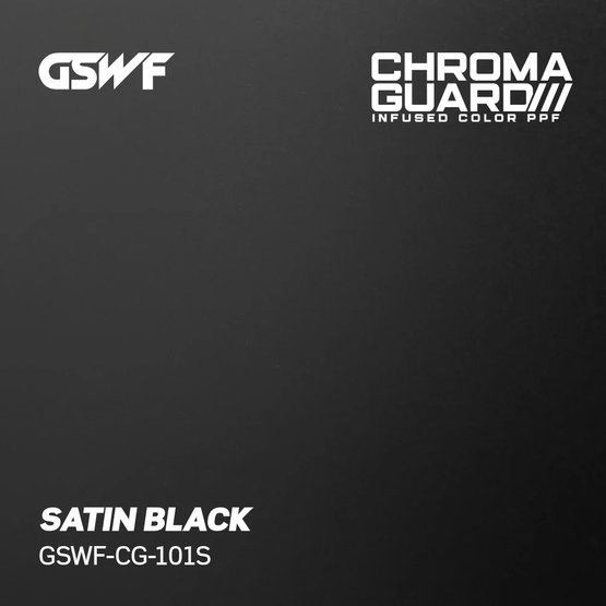 GSWF SATIN BLACK PPF fólie na ochranu laku, saténová, černá