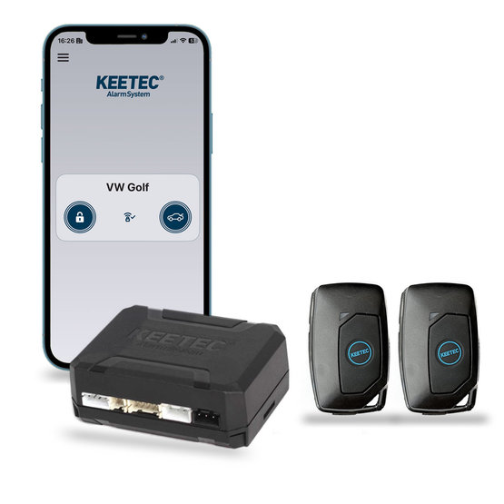 KEETEC BLADE CONTROL autoalarm s připojením ke sběrnici CAN BUS s dodatečnou autorizací