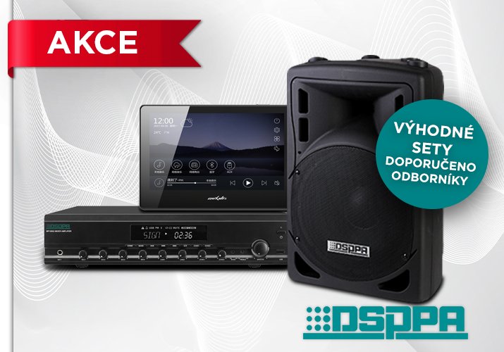 Sety audiotechniky DSPPA za skvělé ceny