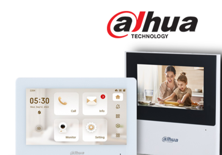 Nové dotykové videomonitory Dahua pro bezpečnější domov