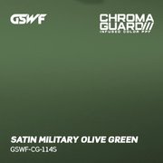 GSWF SATIN MILITARY PPF fólie na ochranu laku, saténová, zelená